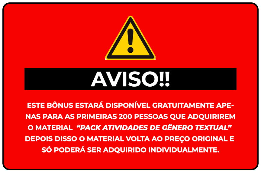 Aviso Importante Escassez